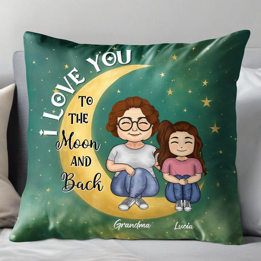 I Love You To The Moon And Back With Moon And Stars