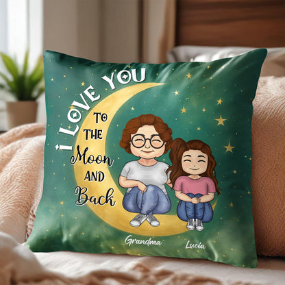 I Love You To The Moon And Back With Moon And Stars