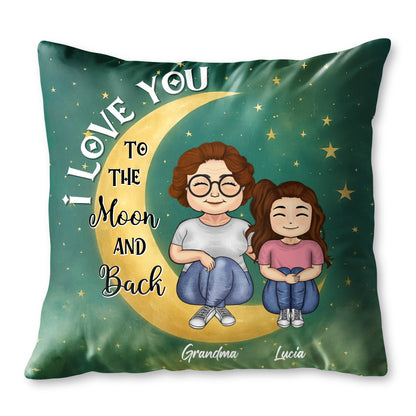 I Love You To The Moon And Back With Moon And Stars