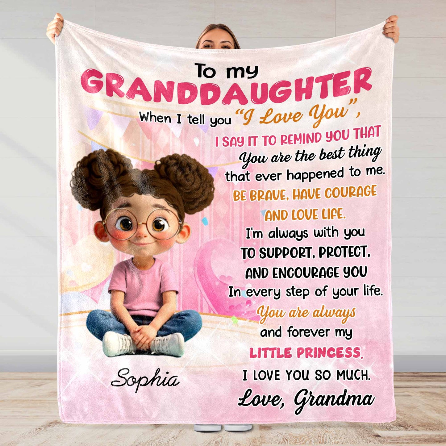 To My Granddaughter, You Are My Little Princess