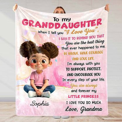 To My Granddaughter, You Are My Little Princess