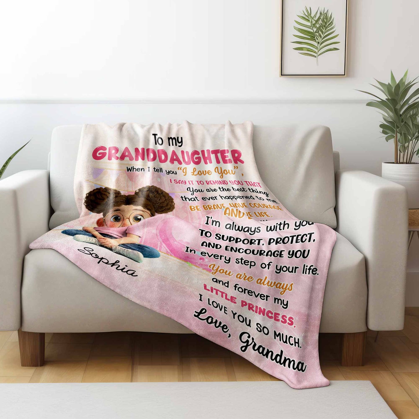 To My Granddaughter, You Are My Little Princess