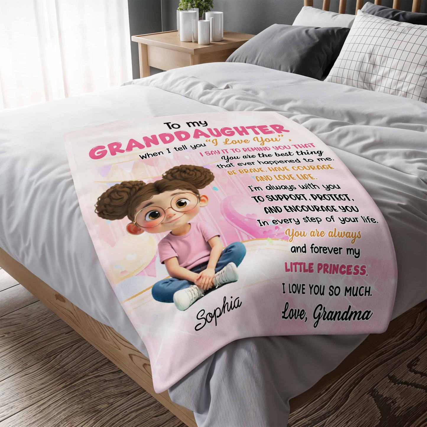 To My Granddaughter, You Are My Little Princess