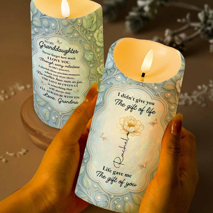 To My Granddaughter, Love Between Us, Roses And Butterflies