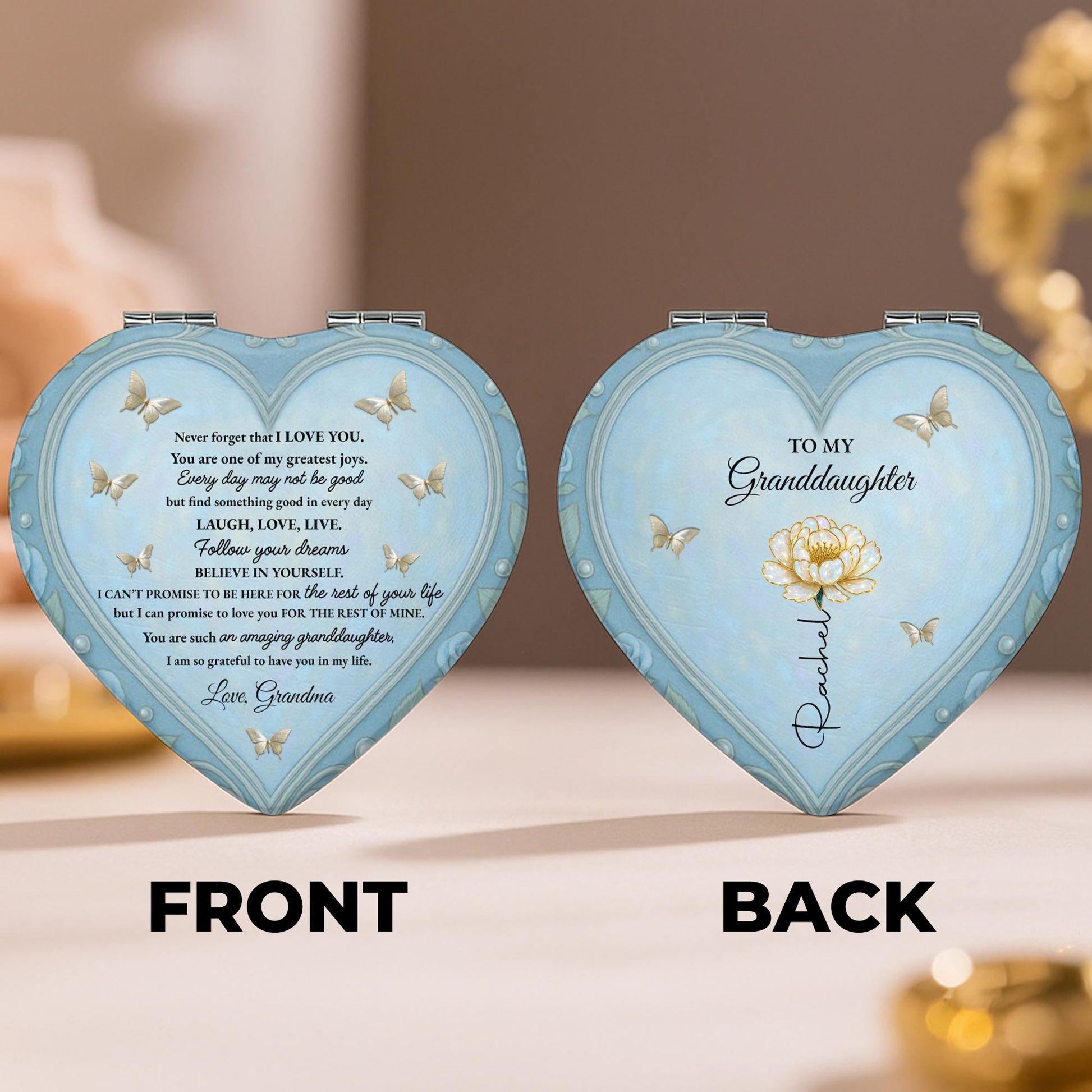 Never Forget That I Love You, Butterflies Heart Mirror