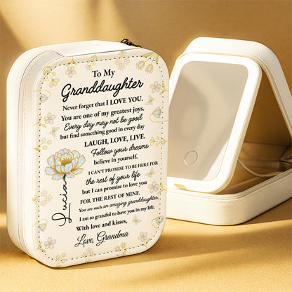 To My Granddaughter, Never Forget That I Love You, Flowers