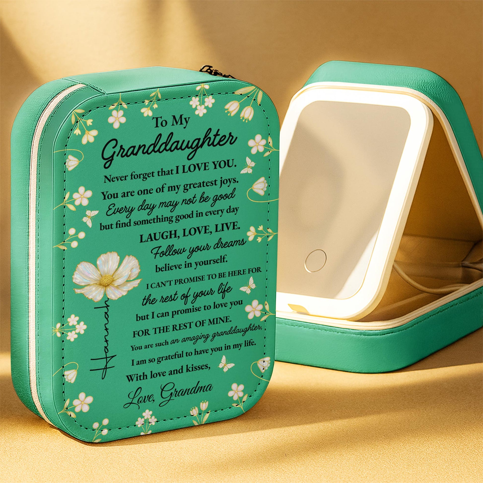 To My Granddaughter, Never Forget That I Love You, Flowers