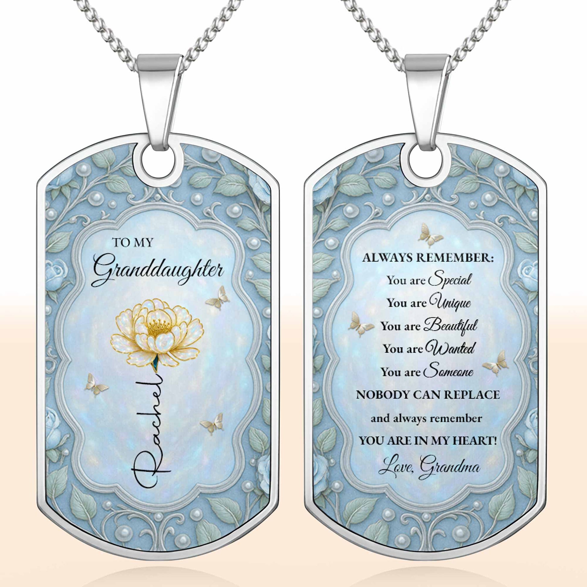 You Are Special, Unique, Beautiful, Flower And Butterflies Design