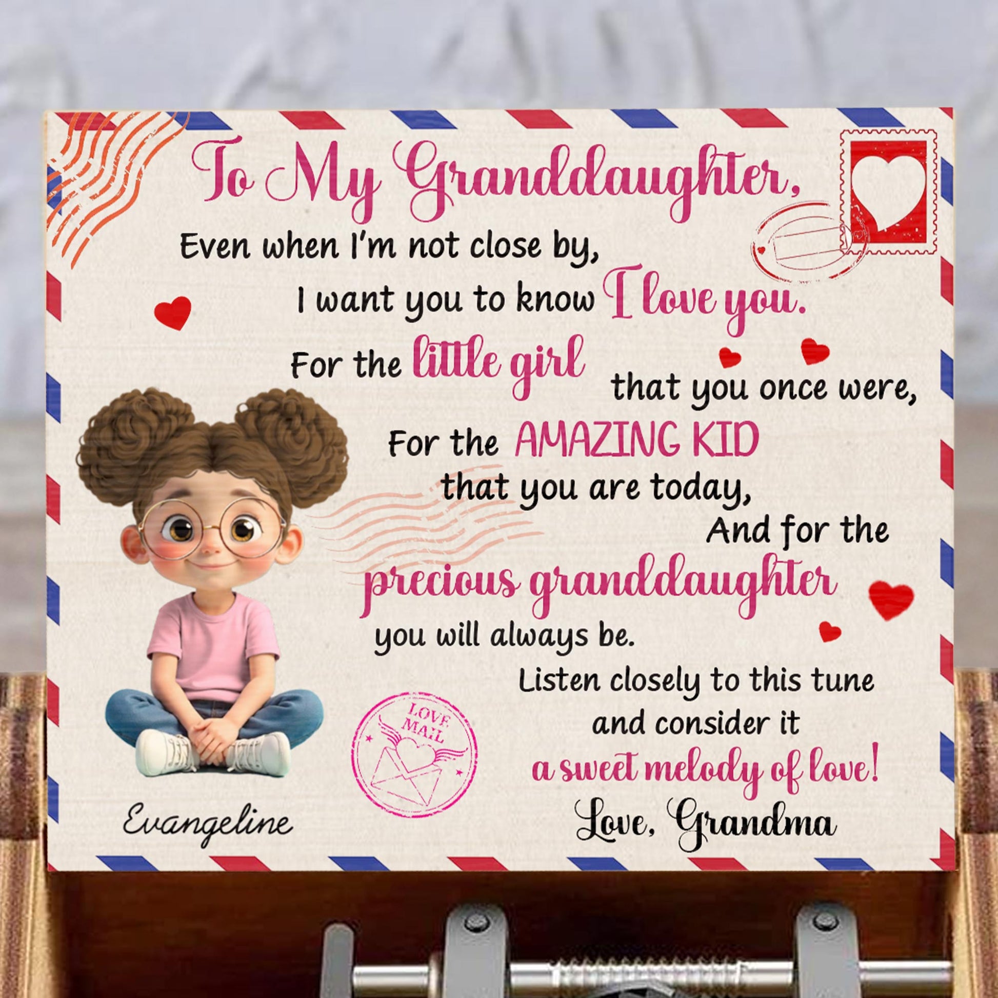 To My Granddaughter, A Sweet Melody of Love