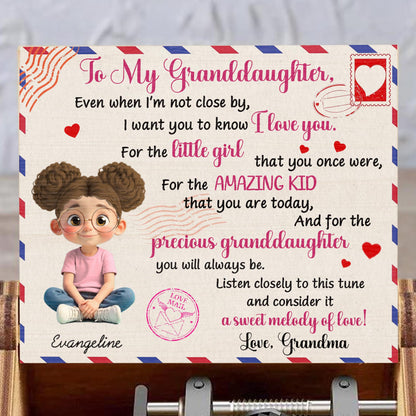 To My Granddaughter, A Sweet Melody of Love
