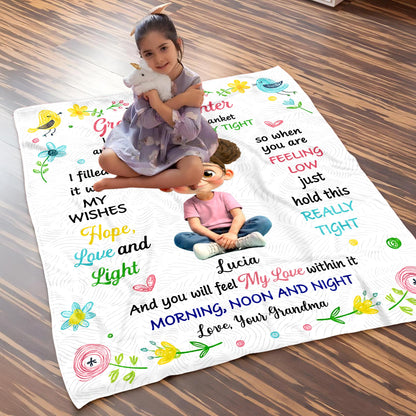 To My Dear Granddaughter, Filled With Love And Light