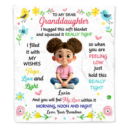 To My Dear Granddaughter, Filled With Love And Light