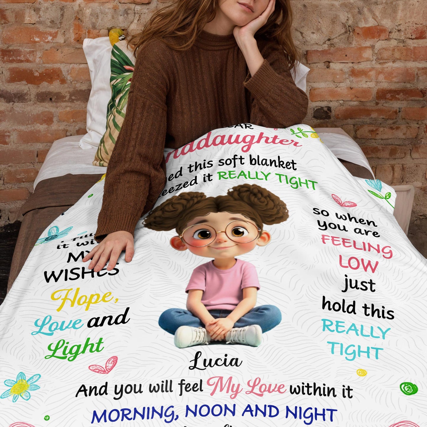 To My Dear Granddaughter, Filled With Love And Light