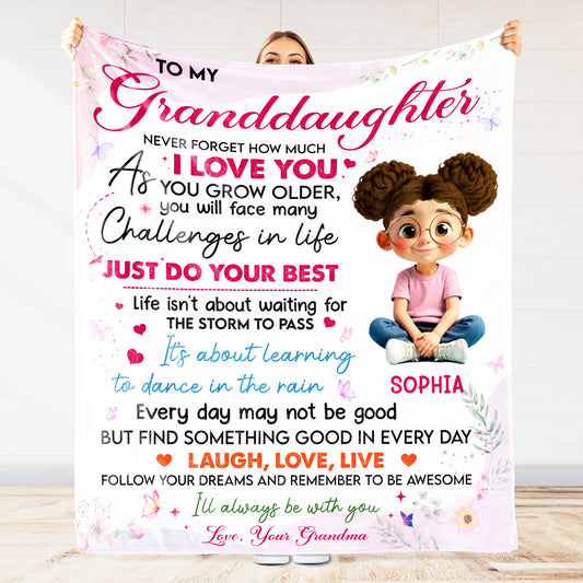 To My Granddaughter, Learn To Dance In The Rain