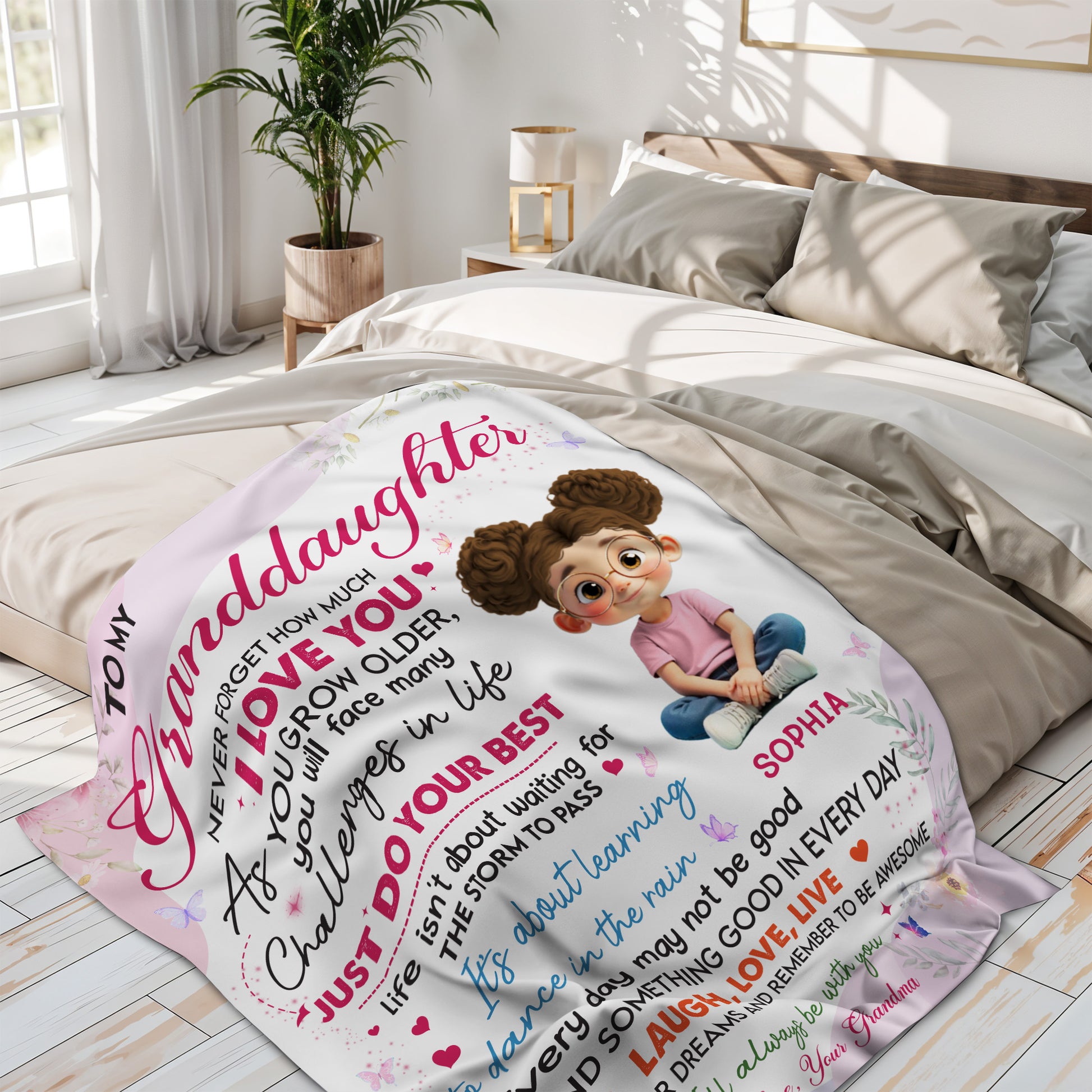 To My Granddaughter, Learn To Dance In The Rain