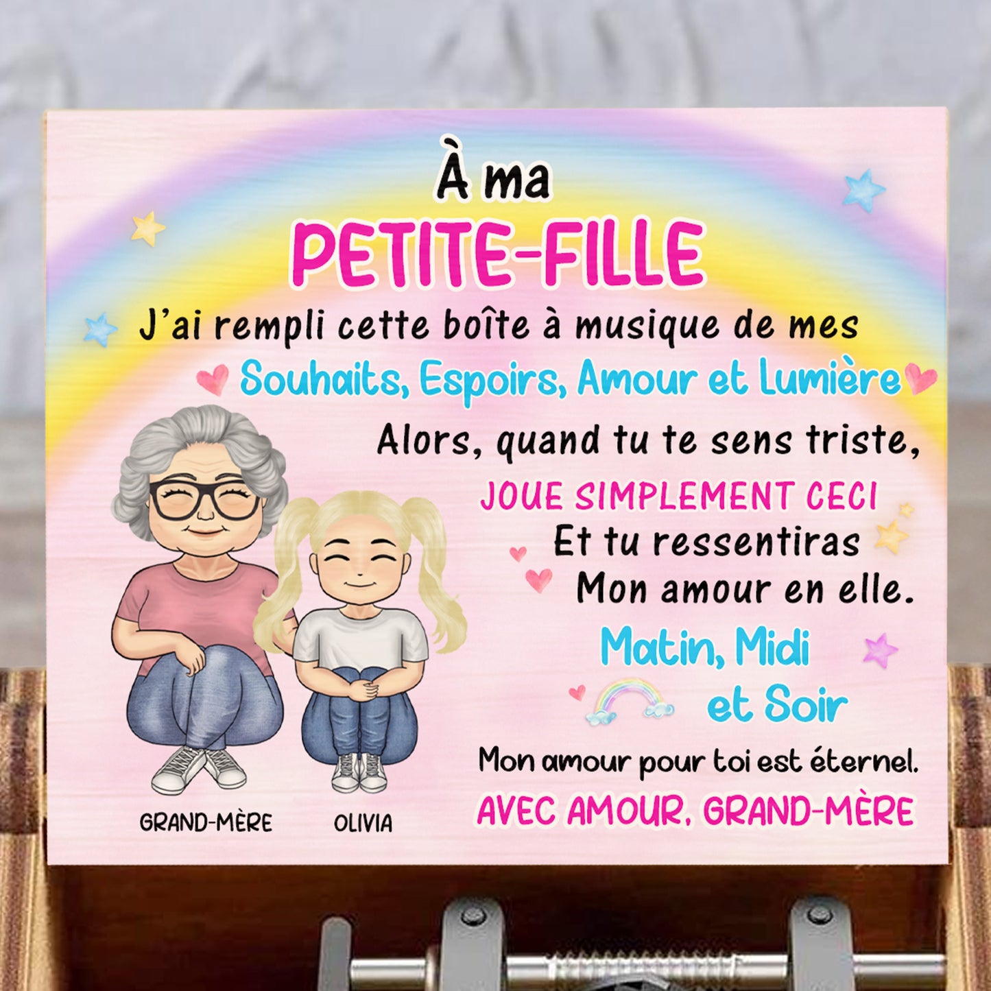 Filled With Wishes, Hopes, Love, Grandmother And Granddaughter