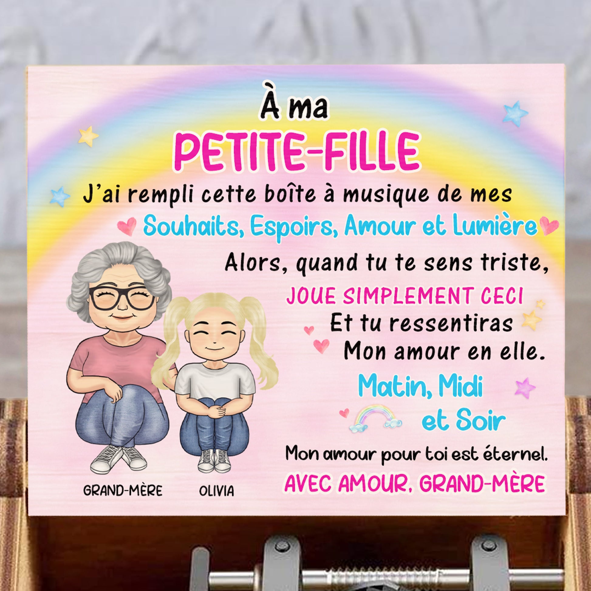 Filled With Wishes, Hopes, Love, Grandmother And Granddaughter