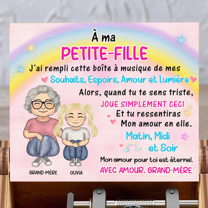 Filled With Wishes, Hopes, Love, Grandmother And Granddaughter