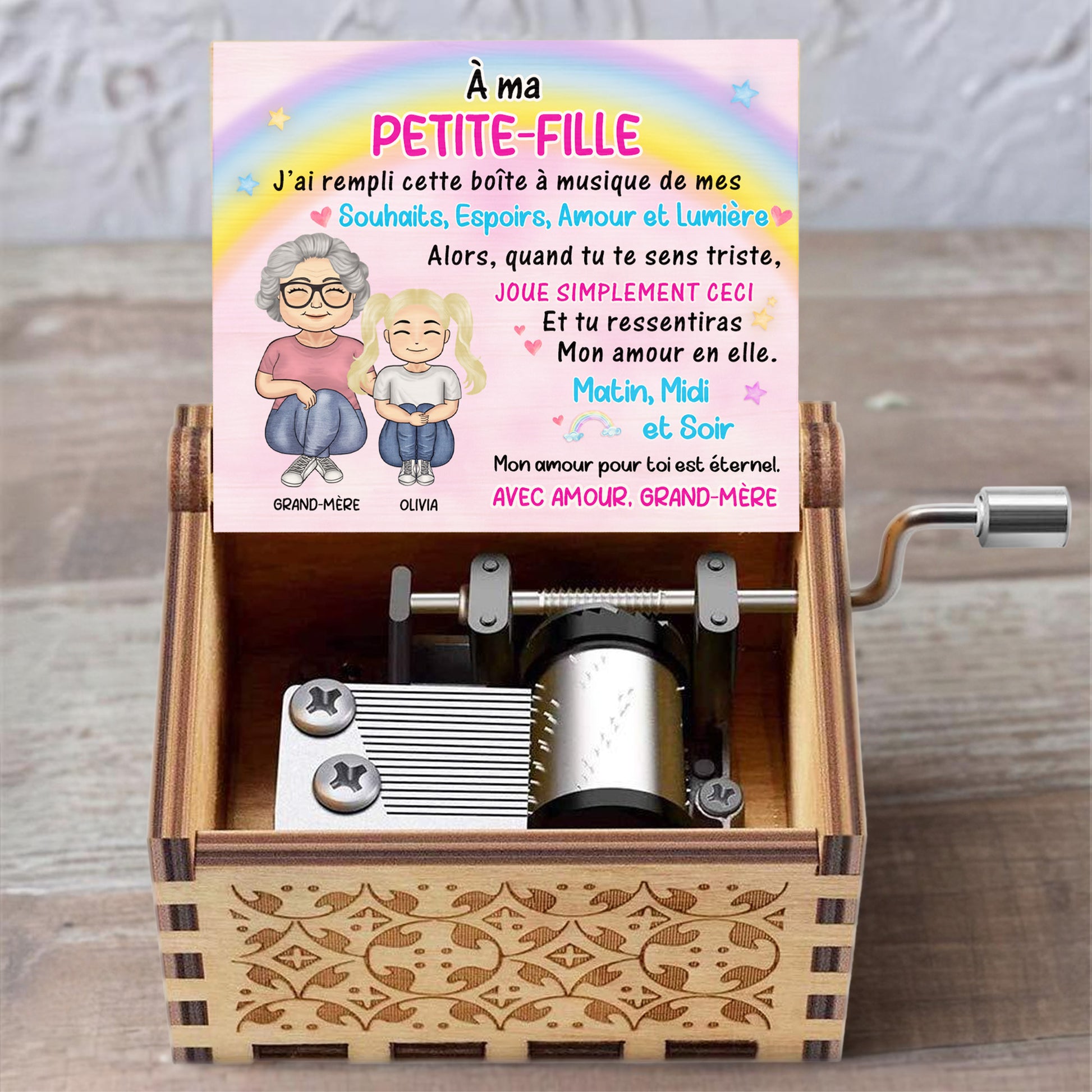 Filled With Wishes, Hopes, Love, Grandmother And Granddaughter