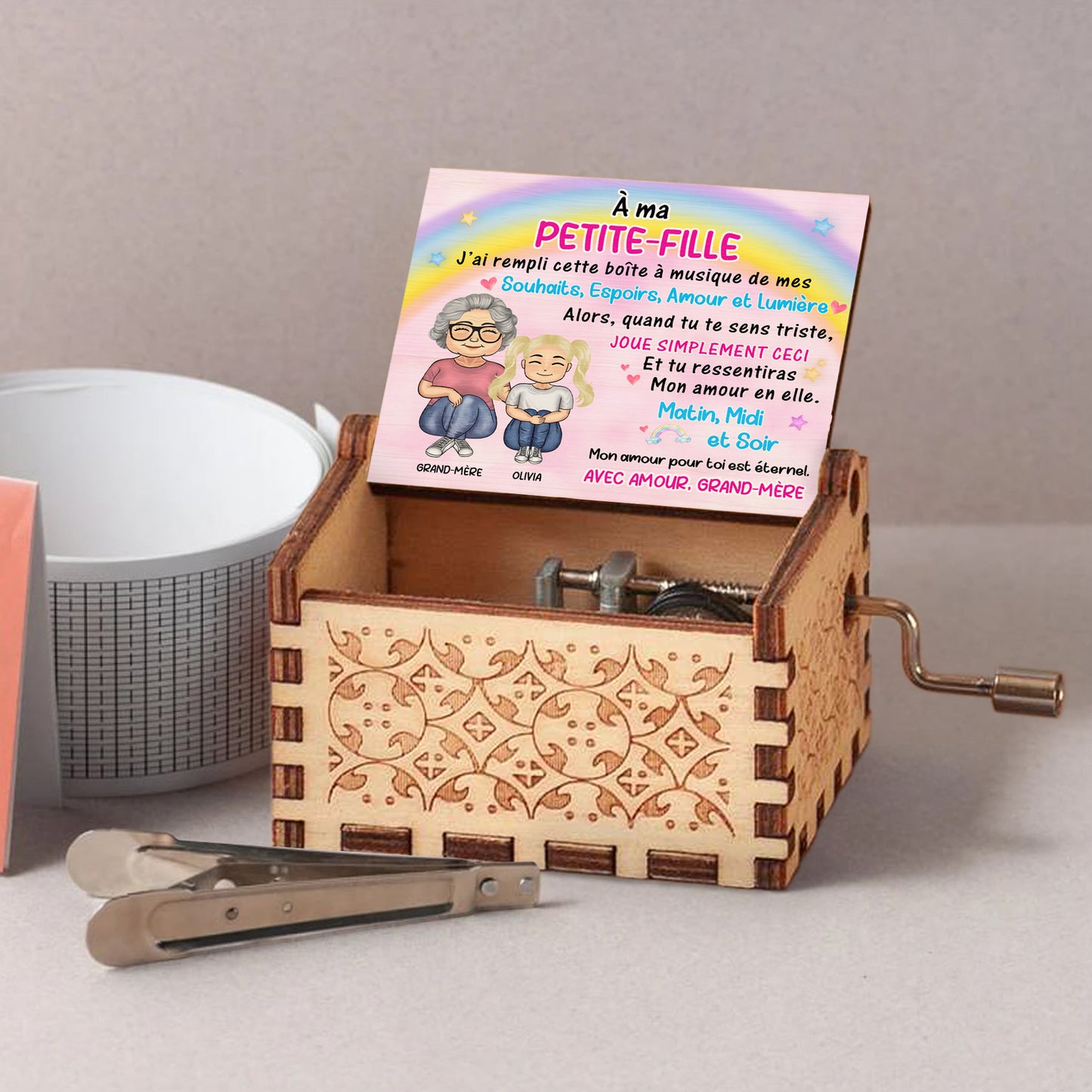 Filled With Wishes, Hopes, Love, Grandmother And Granddaughter