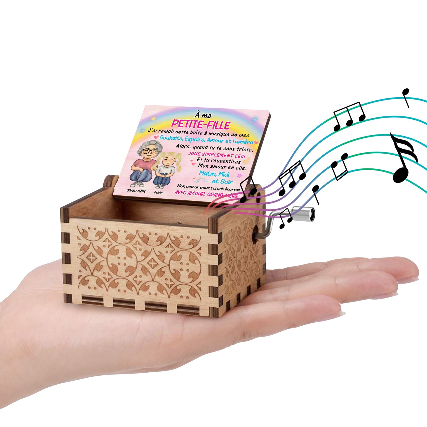 Filled With Wishes, Hopes, Love, Grandmother And Granddaughter