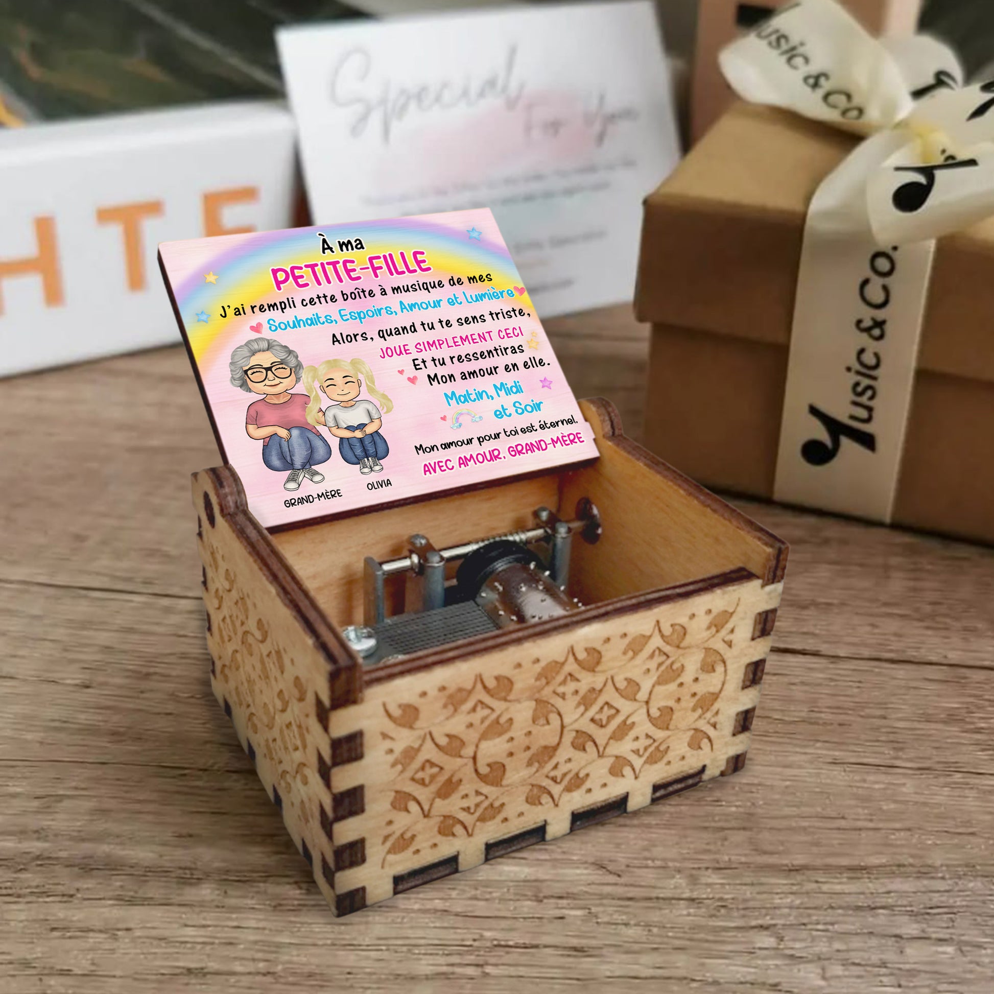 Filled With Wishes, Hopes, Love, Grandmother And Granddaughter