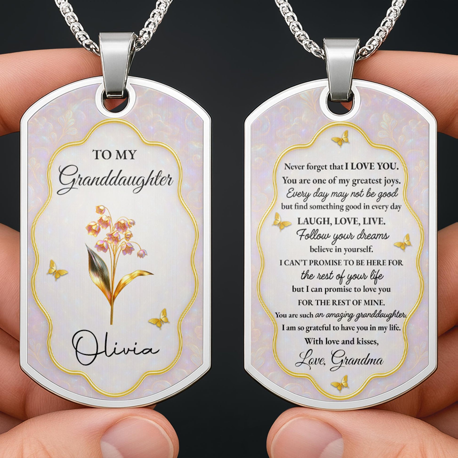 To My Granddaughter, An Everlasting Promise Of Love