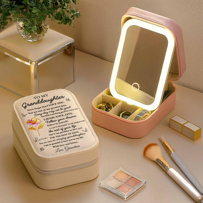 To My Granddaughter, Love Promise Reflective Flowers