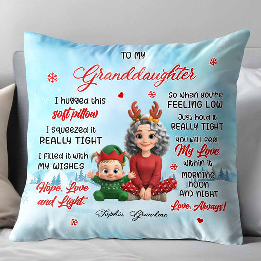 To My Granddaughter, Reindeer Antlers and Christmas Elf