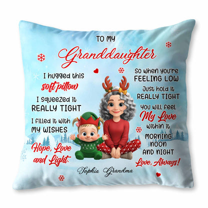 To My Granddaughter, Reindeer Antlers and Christmas Elf