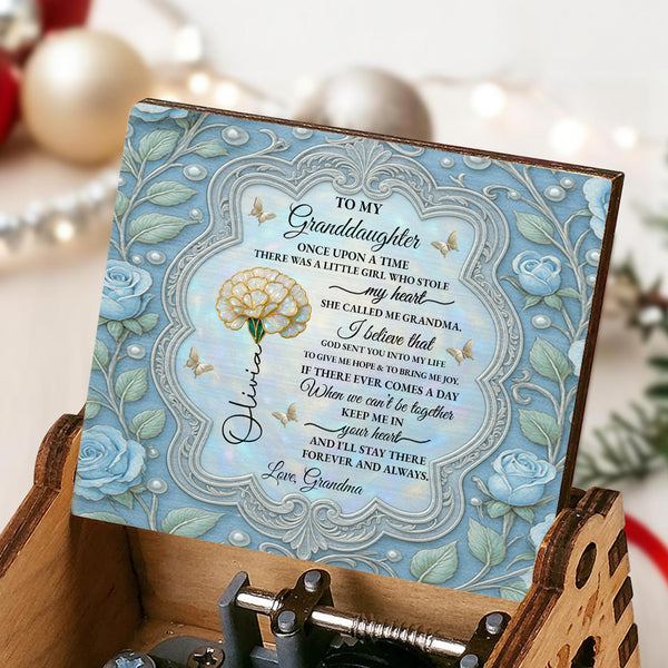 To My Granddaughter Once Upon A Time With Flowers