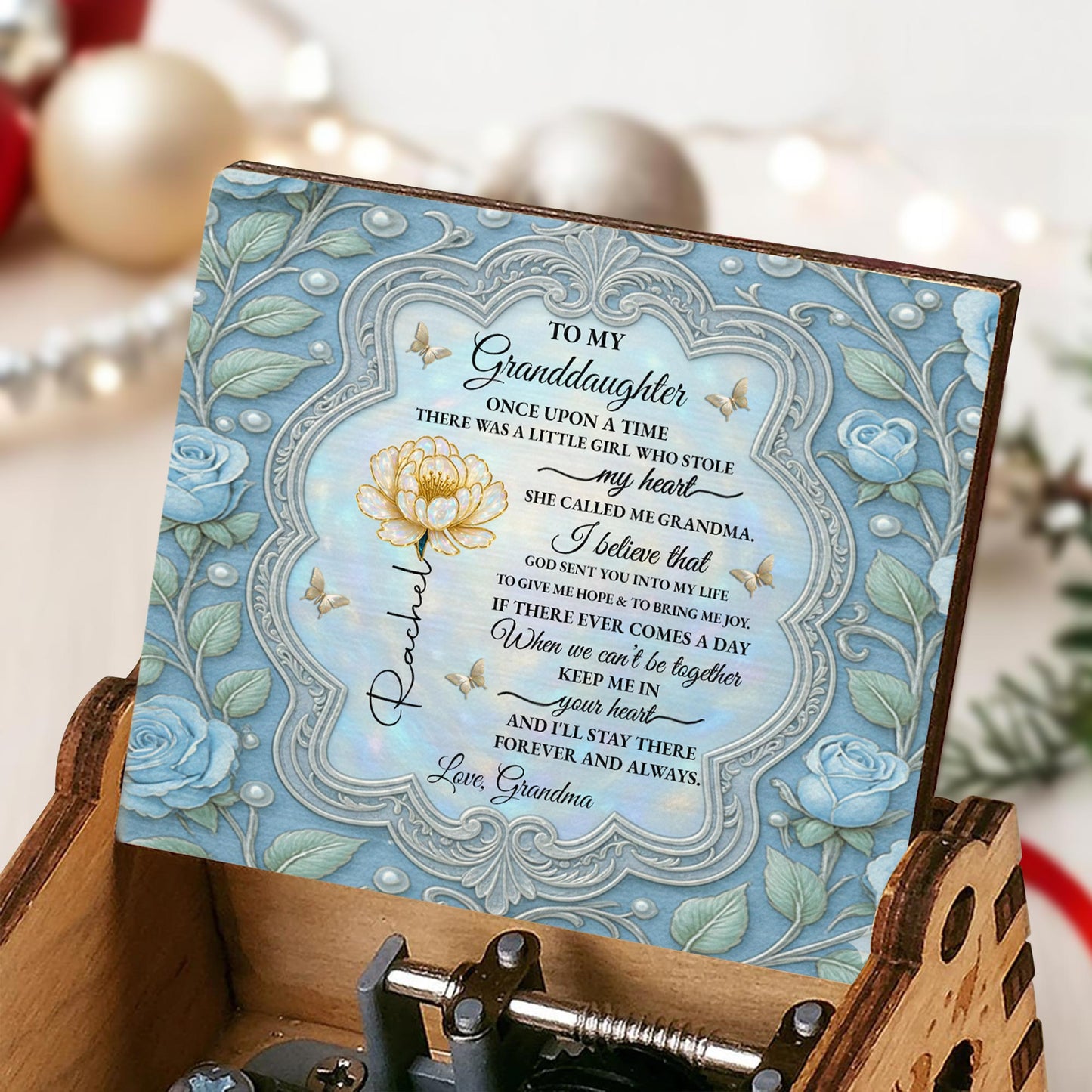 To My Granddaughter Once Upon A Time With Flowers