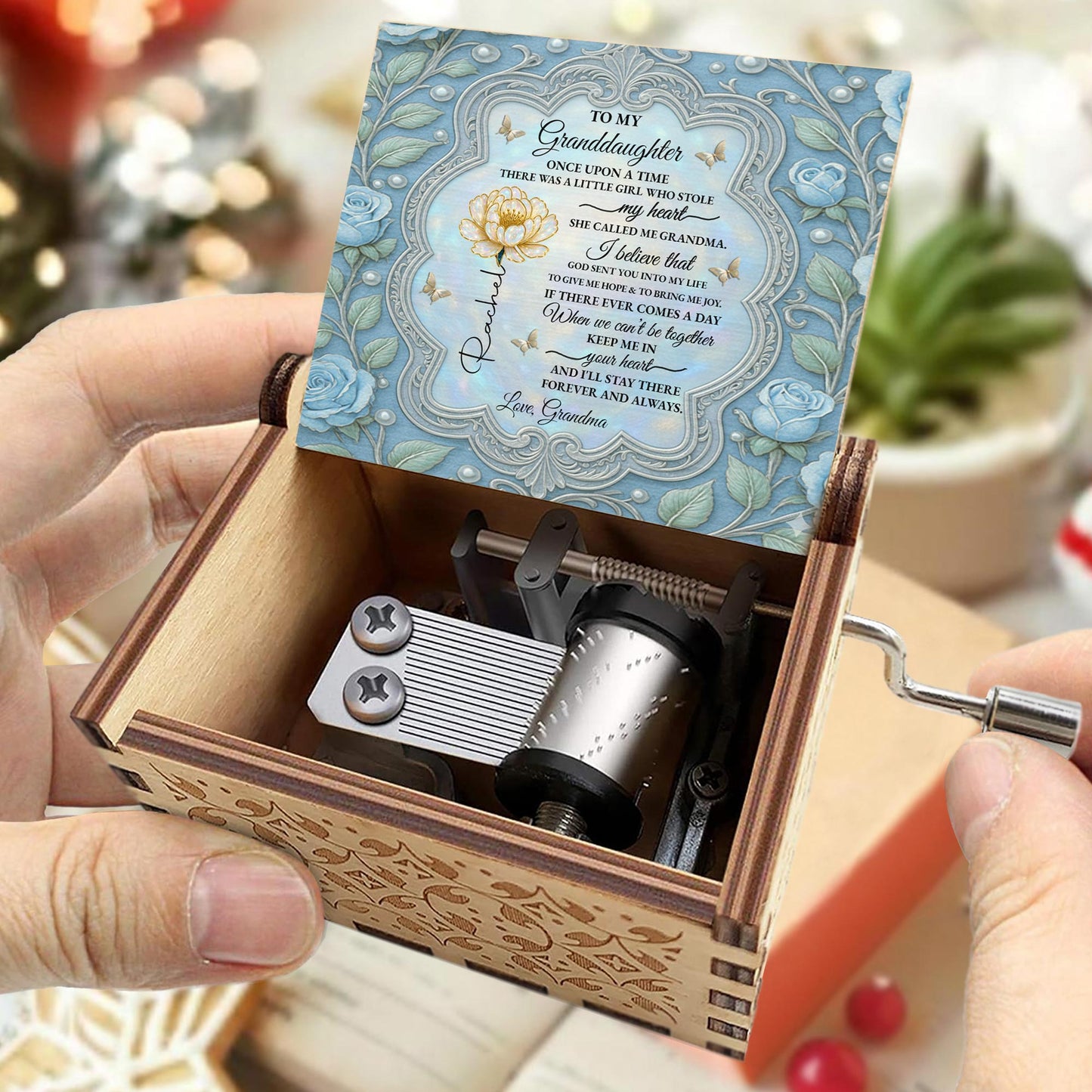 To My Granddaughter Once Upon A Time With Flowers