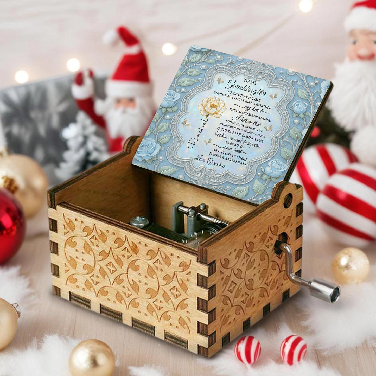 To My Granddaughter Once Upon A Time With Flowers