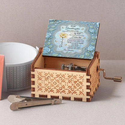 To My Granddaughter Once Upon A Time With Flowers