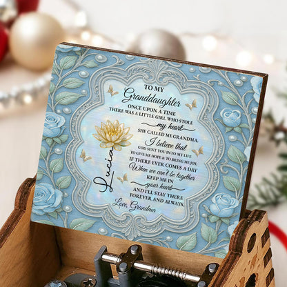 To My Granddaughter Once Upon A Time With Flowers