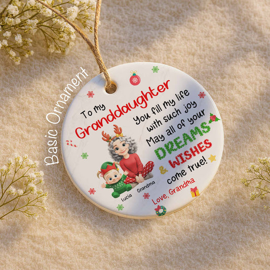 To My Granddaughter, Joy And Dreams Come True