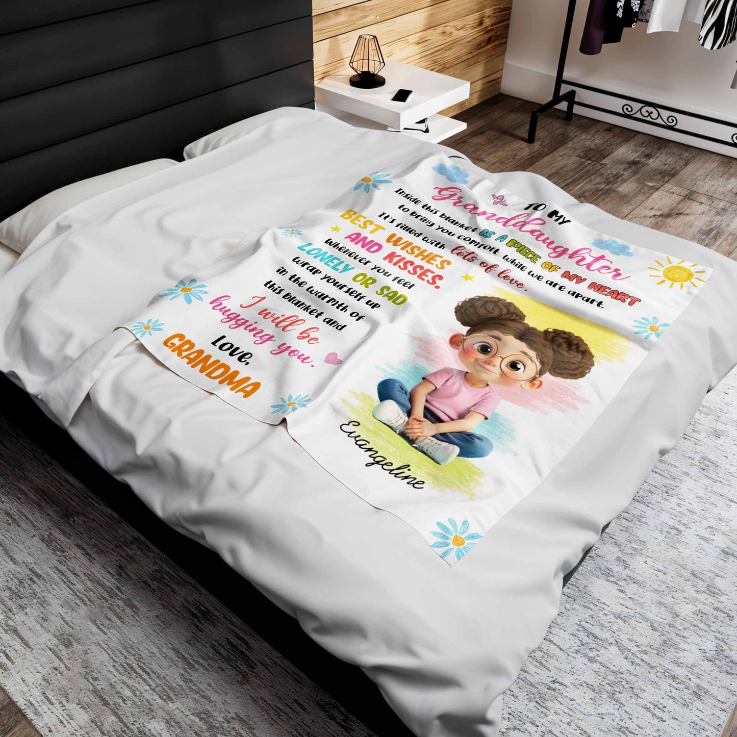 To My Granddaughter, Lots Of Love And Warm Hugs