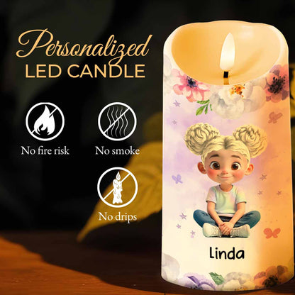 To My Granddaughter, Flowers And Crown Design