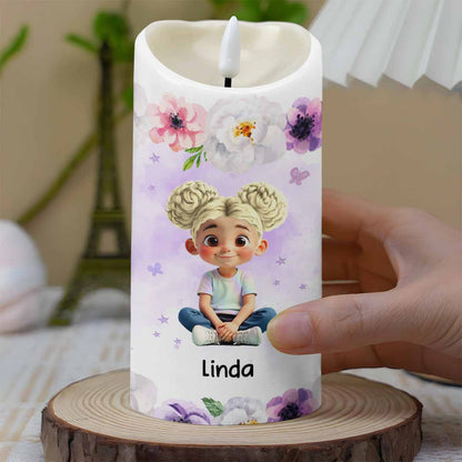 To My Granddaughter, Flowers And Crown Design