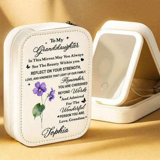 To My Granddaughter, Reflect On Your Strength And Flowers