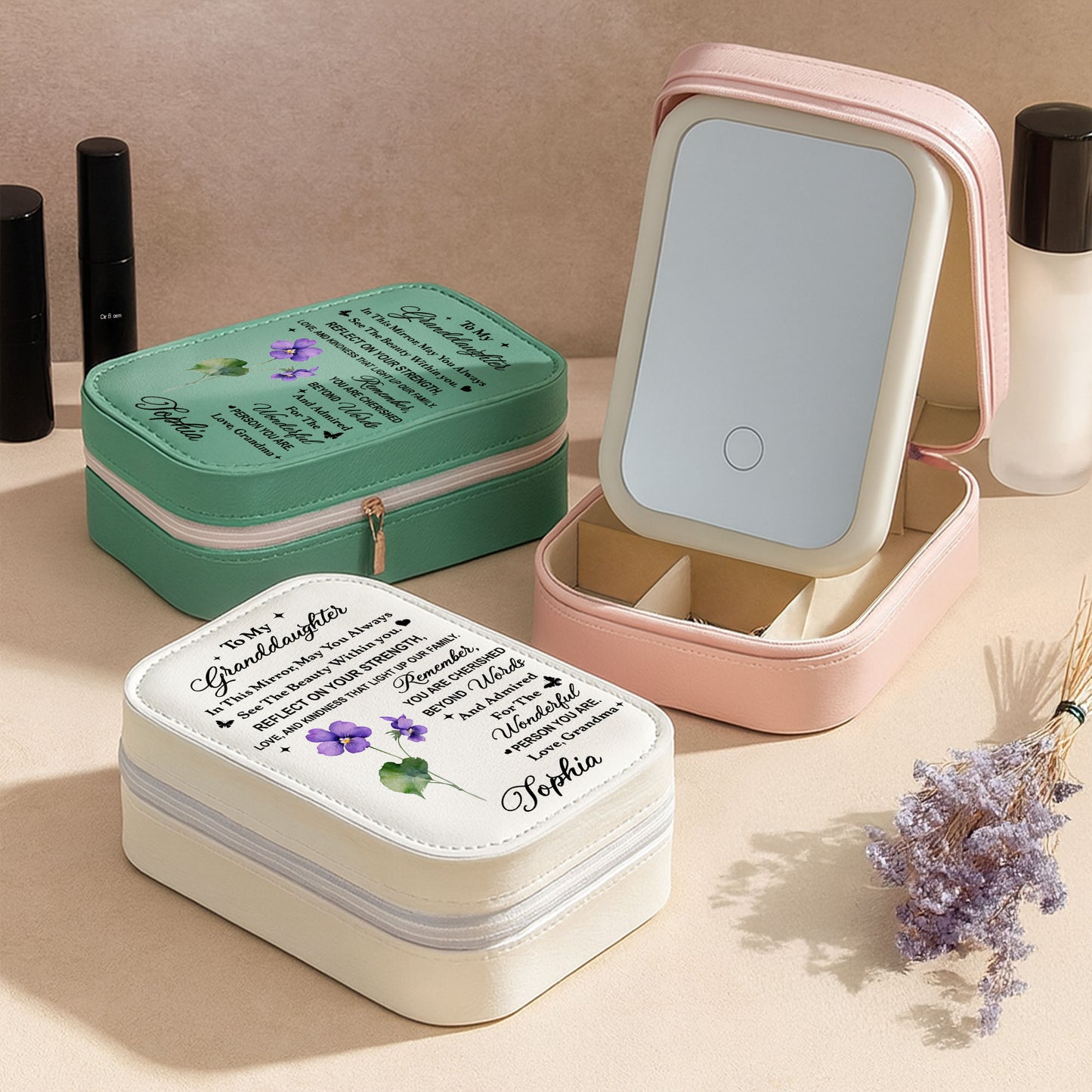 To My Granddaughter, Reflect On Your Strength And Flowers