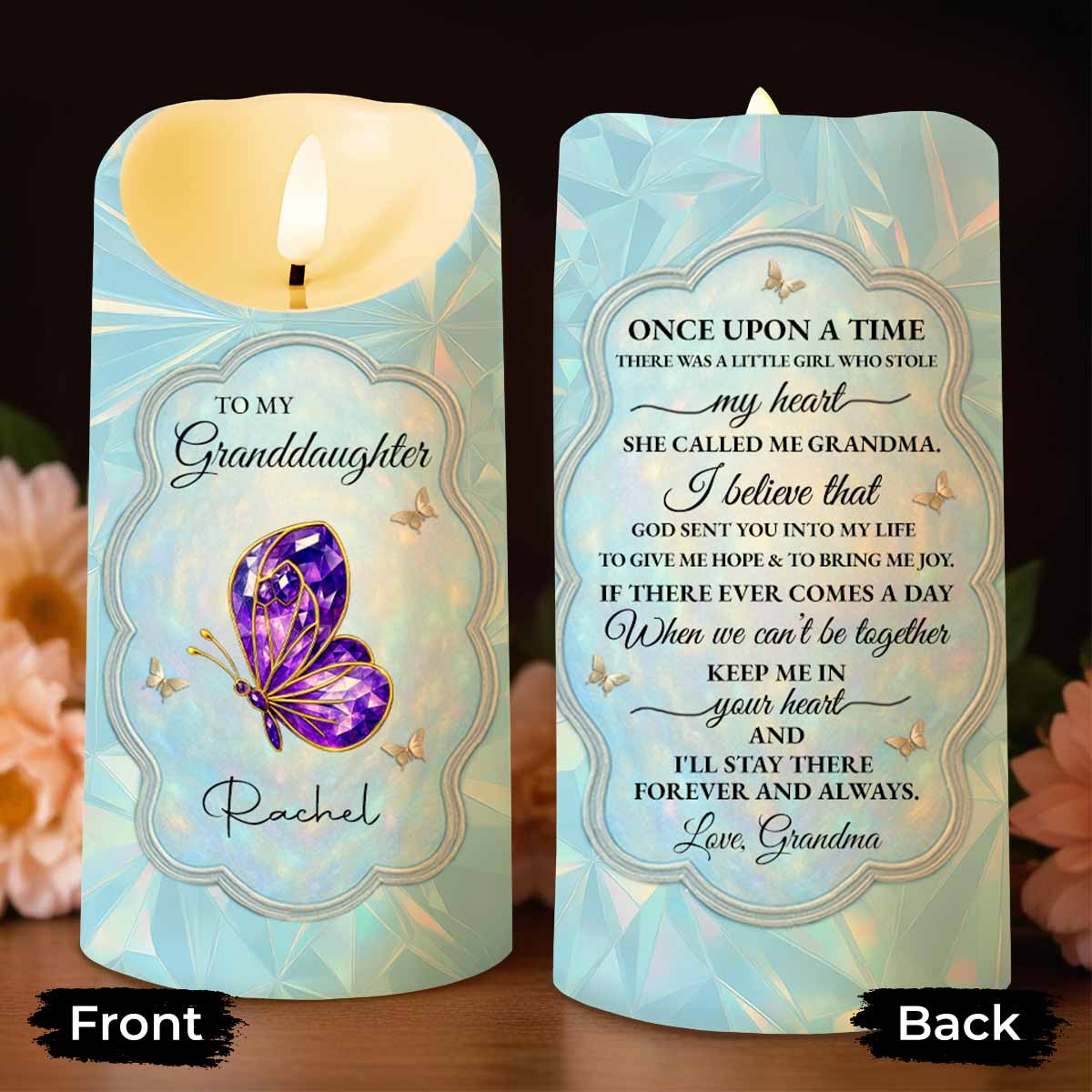 To My Granddaughter, Butterfly Heartfelt Message