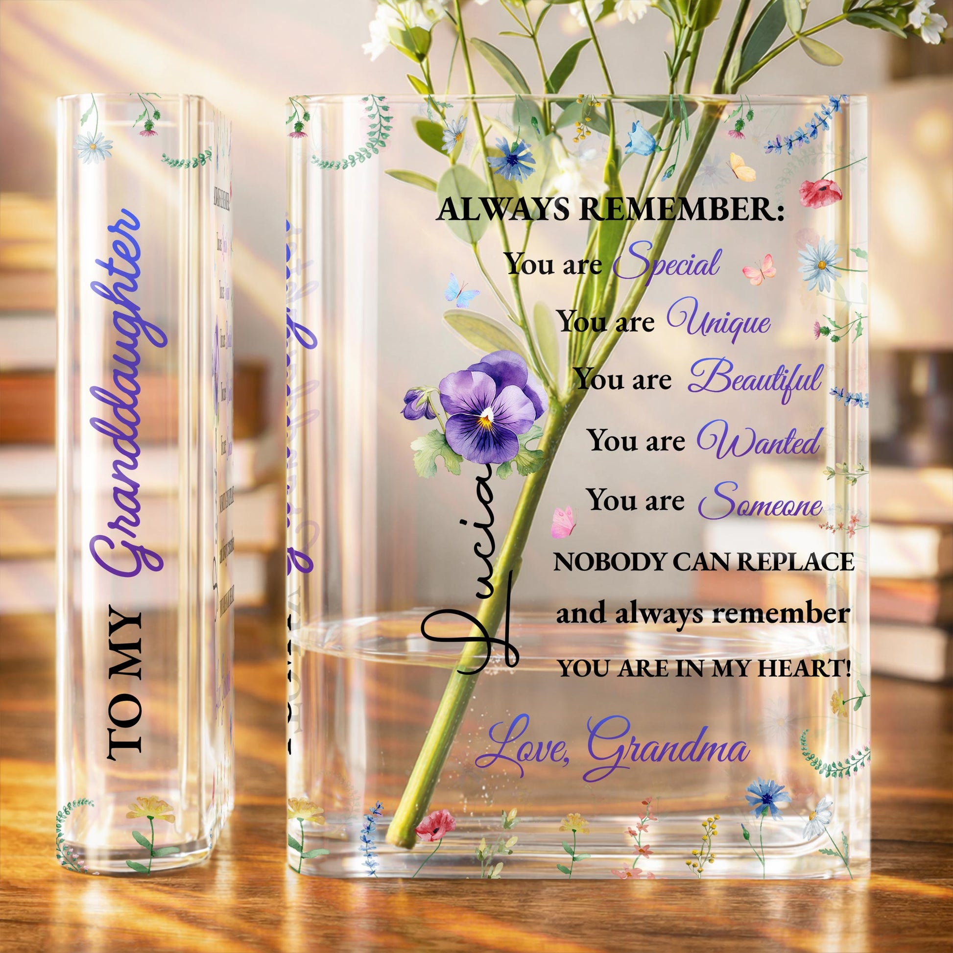 To My Granddaughter, Always Remember You Are Special