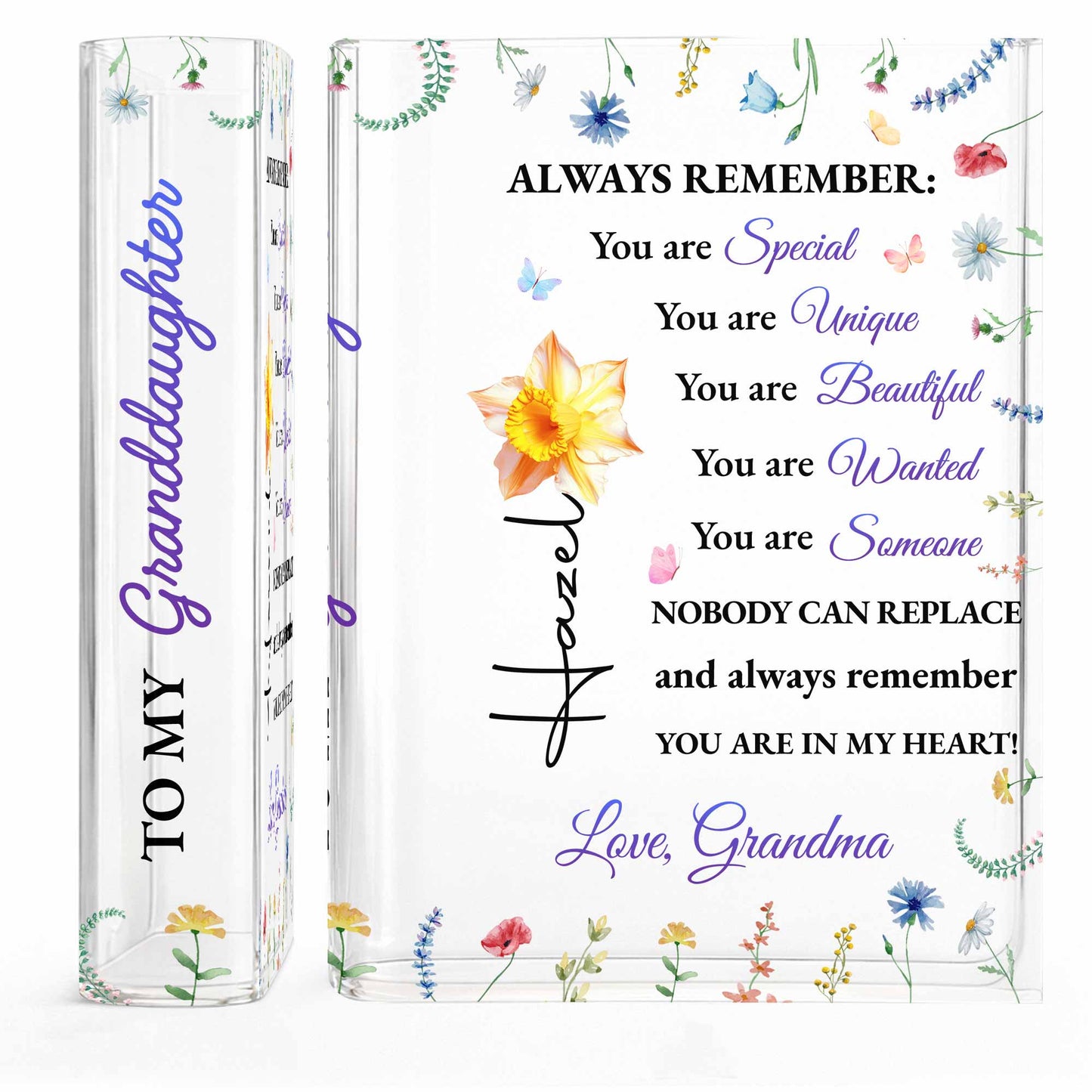 To My Granddaughter, Always Remember You Are Special
