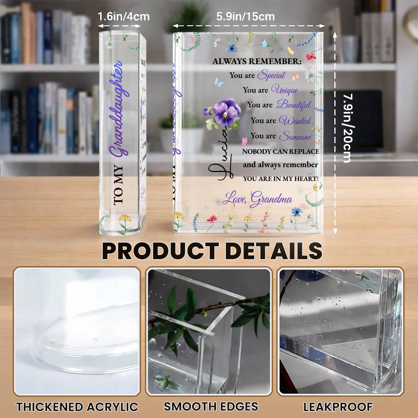 To My Granddaughter, Always Remember You Are Special