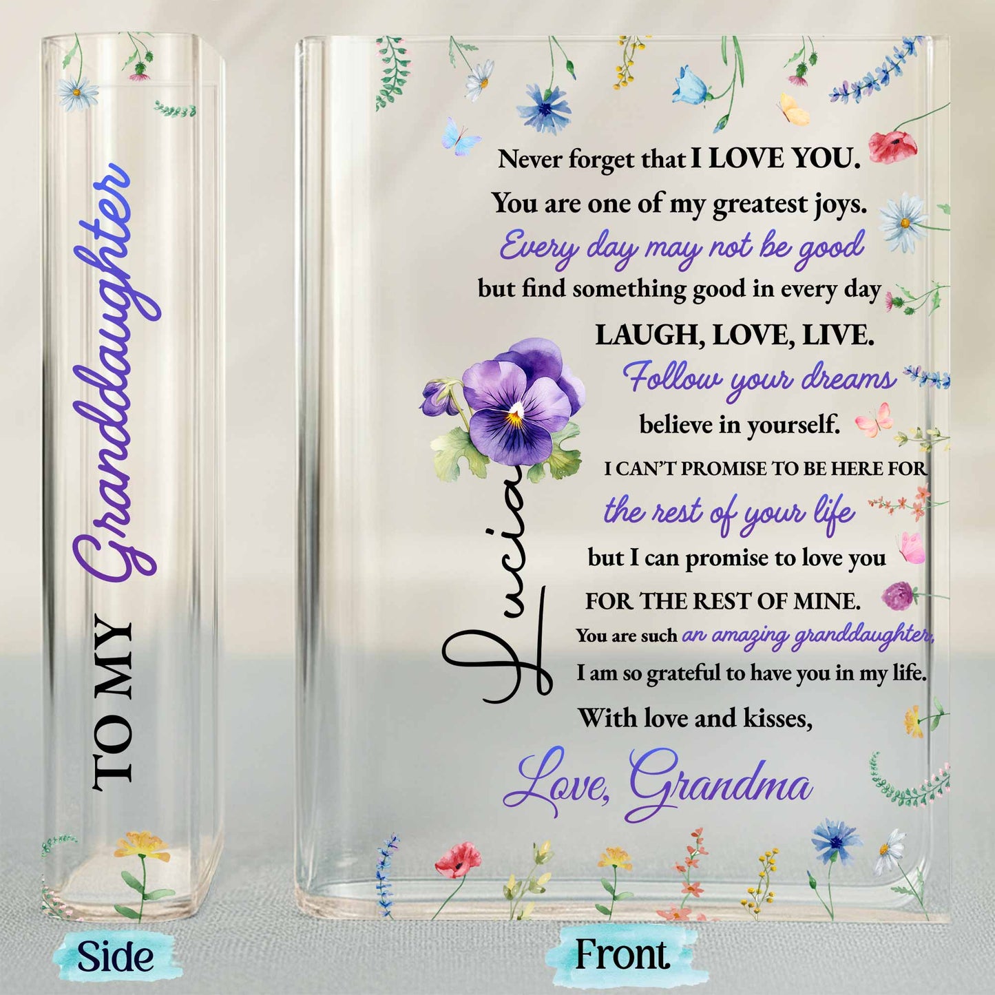 Never Forget That I Love You, Promise to Love You