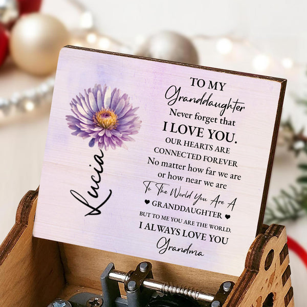 To My Granddaughter, Never Forget That I Love You, Flower