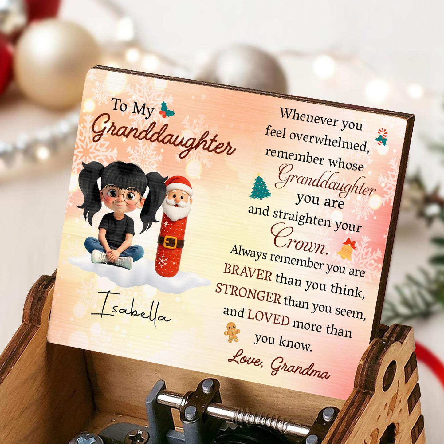 To My Granddaughter, Remember Whose Granddaughter You Are