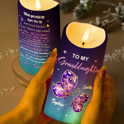 To My Granddaughter, Butterflies And Stars